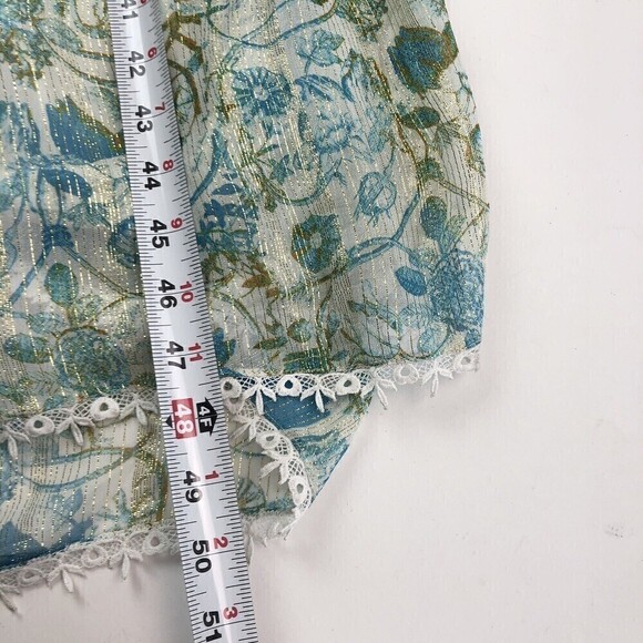 New Rococo Sand Elan midi Dress Teal size S - Picture 9 of 15